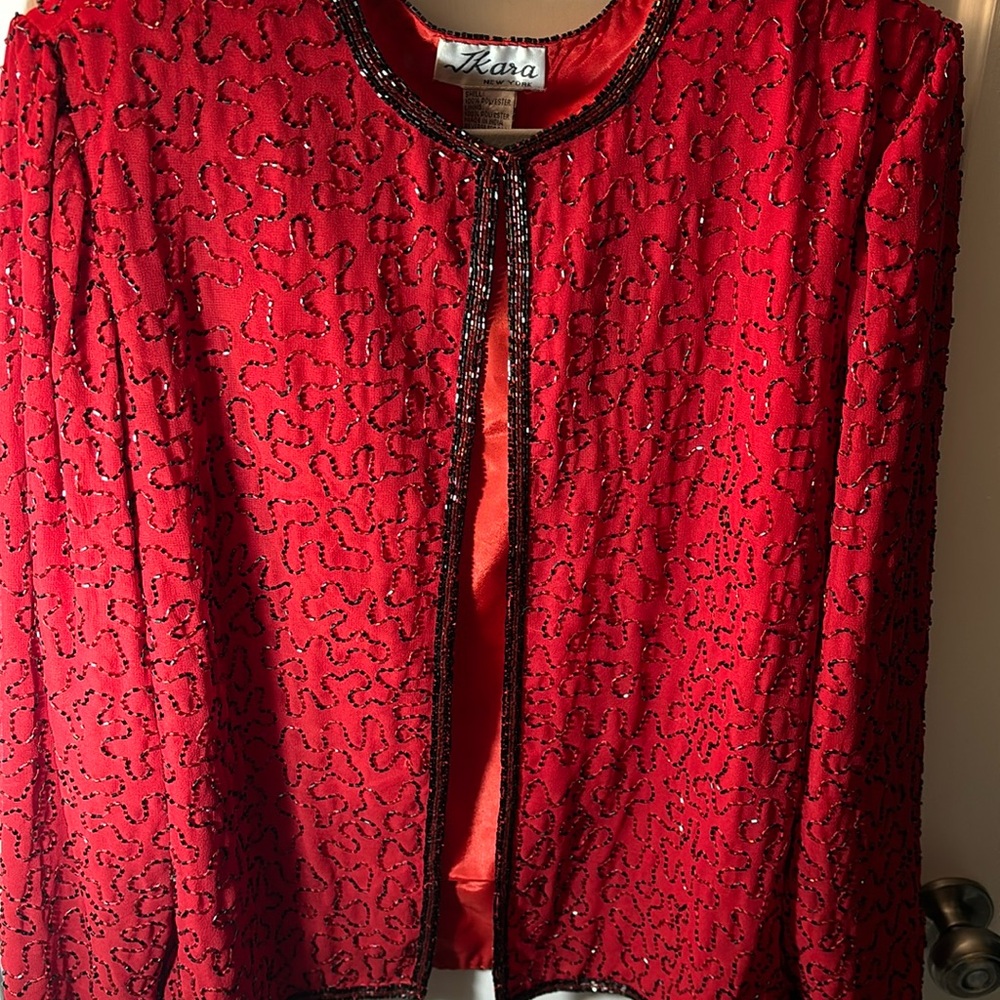 J KARA VTG BEADED JACKET